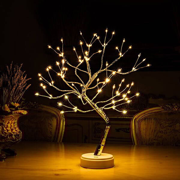 LED télécommande arbre lumière veilleuse