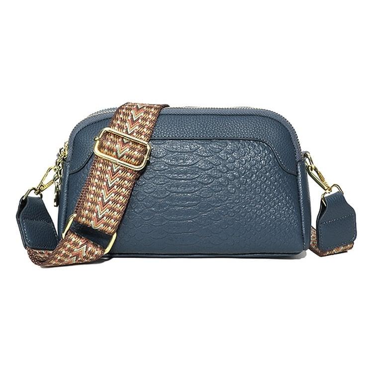 Hot Myynti 49% alennustaEnsimmäinen kerros lehmän nahka Crossbody pussi Alligator kuvio naisten olkapääpussi työskentelyä.