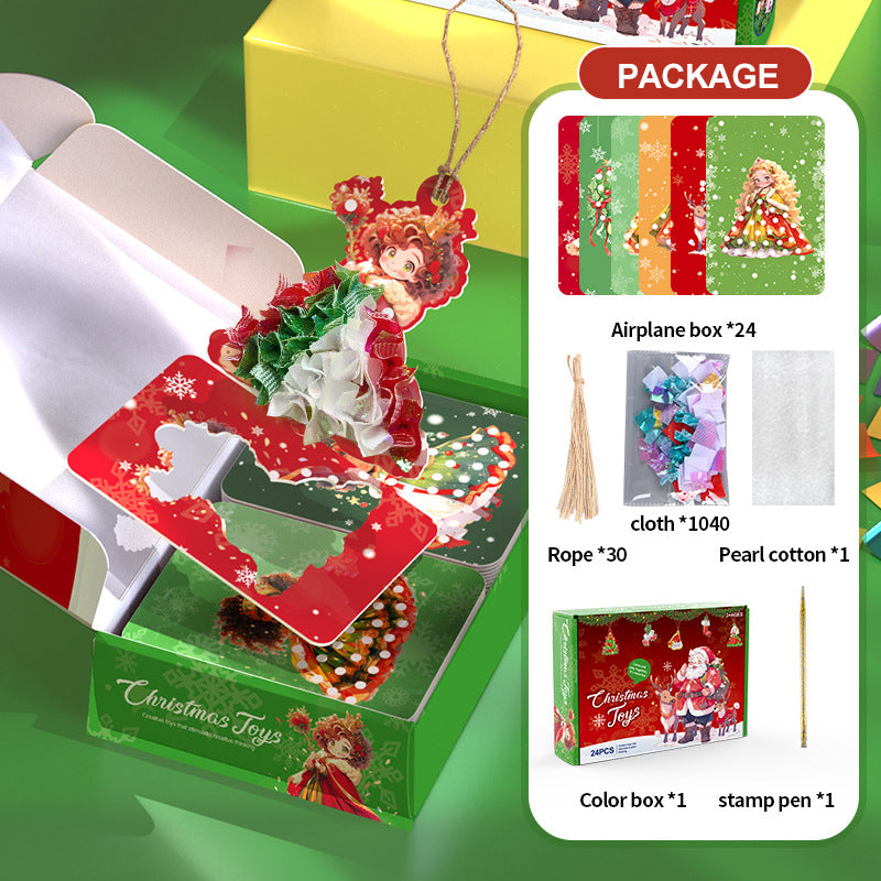 24 Tema Árvore de Natal DIY Enfeites