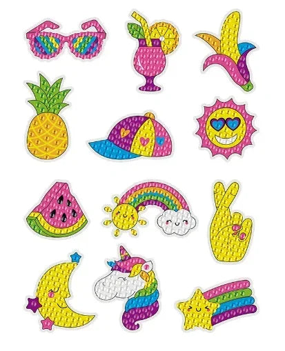 Dipinto di diamanti con bastone gratuito per bambini fai-da-te