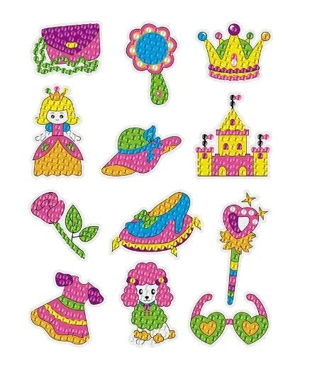 Dipinto di diamanti con bastone gratuito per bambini fai-da-te