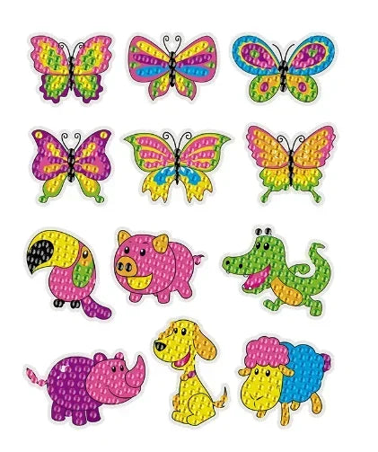 Dipinto di diamanti con bastone gratuito per bambini fai-da-te