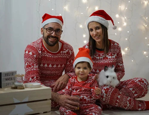 Pigiama di Natale per la famiglia