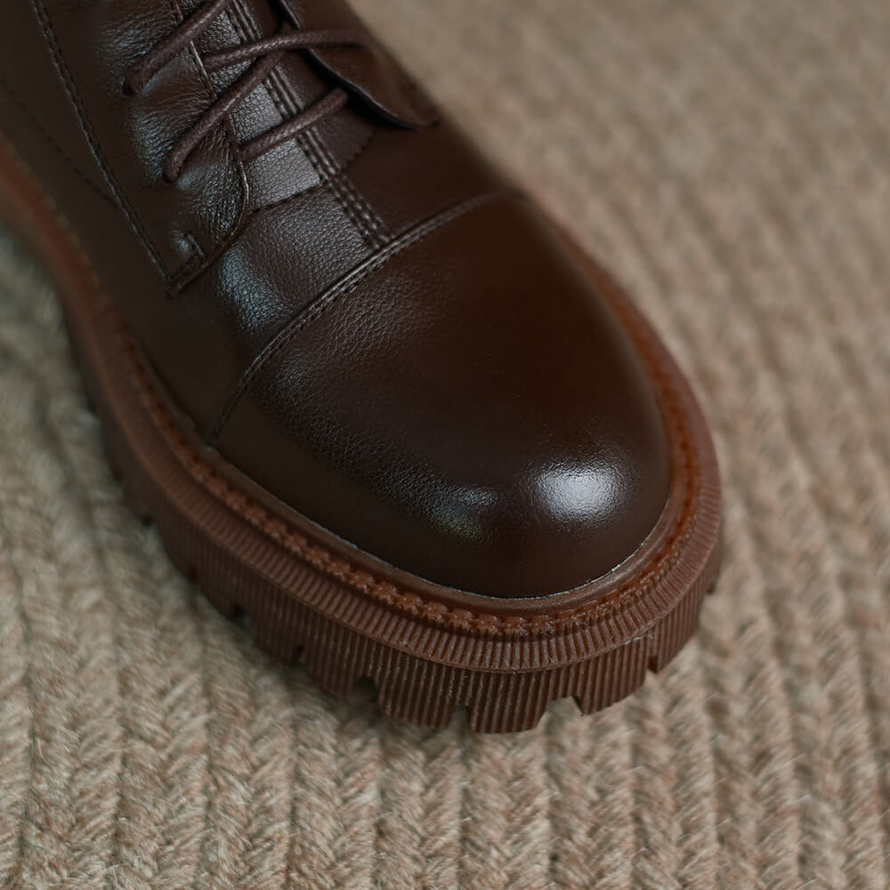 [perfekt gåva & Fri leverans] Vinter Kvinnors Chic Motorcykel Stövlar