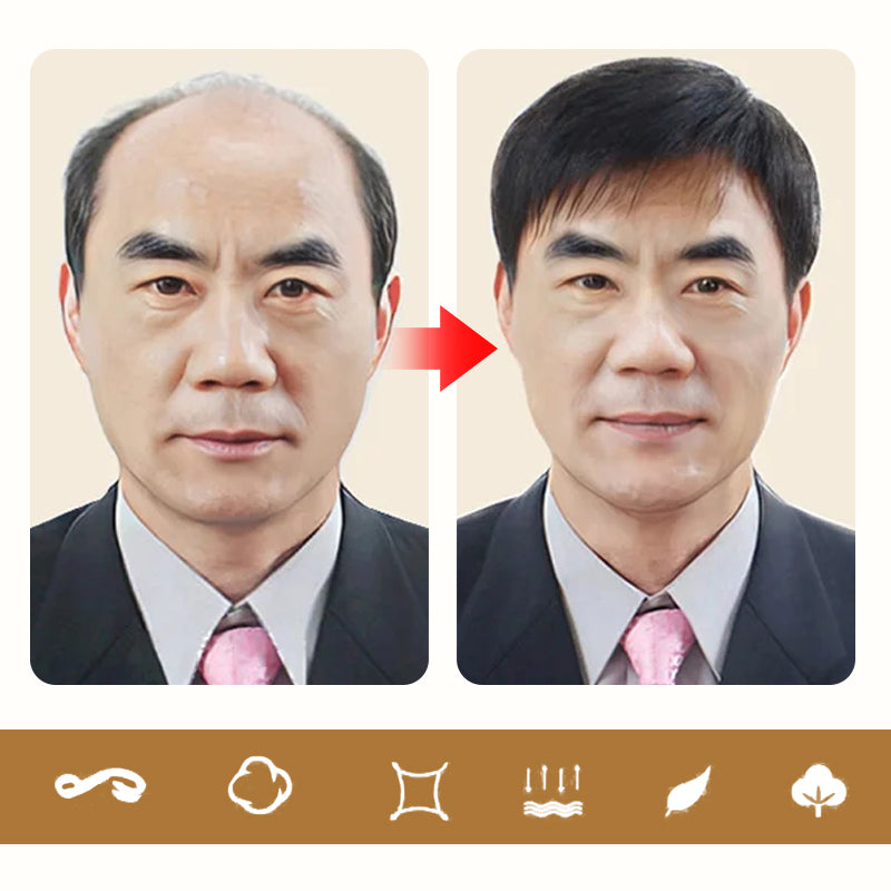 Business naturale e realistica parrucca completa per uomini medievali