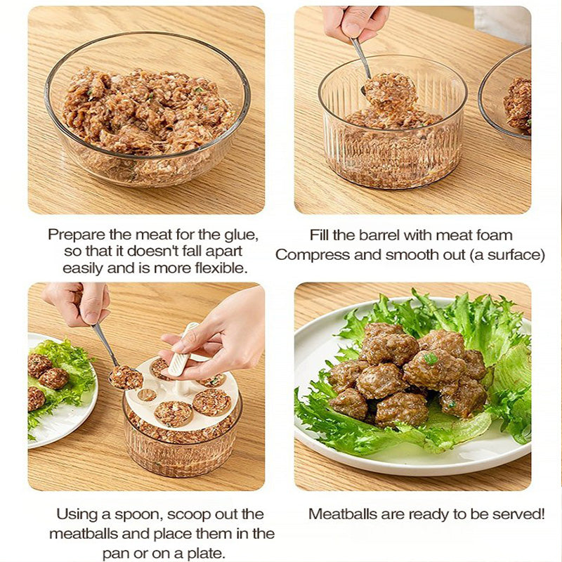 🔥 Nyår Special 50% rabatt 🔥 Translucent Meatball Maker