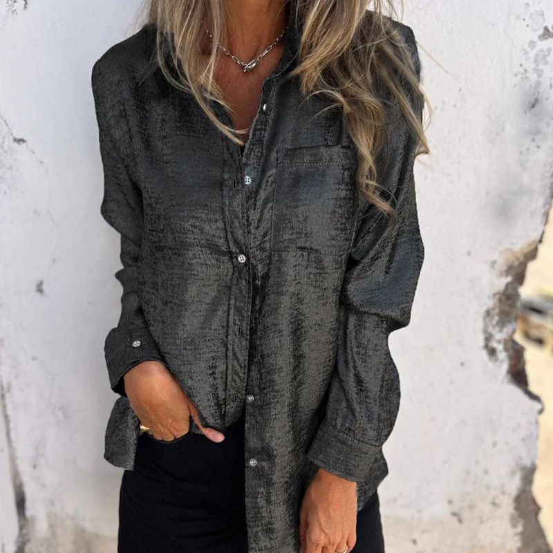 50% RABATT Hett säljande nya modeller 2024 Casual mocka fashionabla lapel skjorta