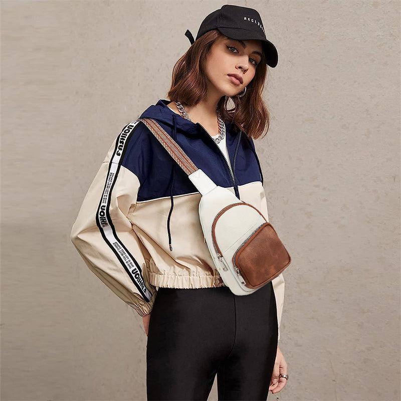 Liten väska i konstläder för kvinnor