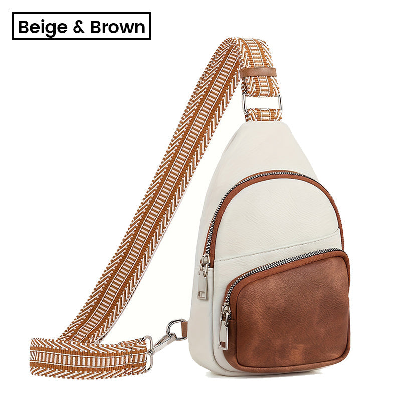 Liten väska i konstläder för kvinnor