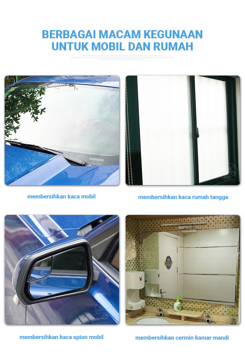 10 st vindrutespolare för bil koncentrerade rena brustabletter